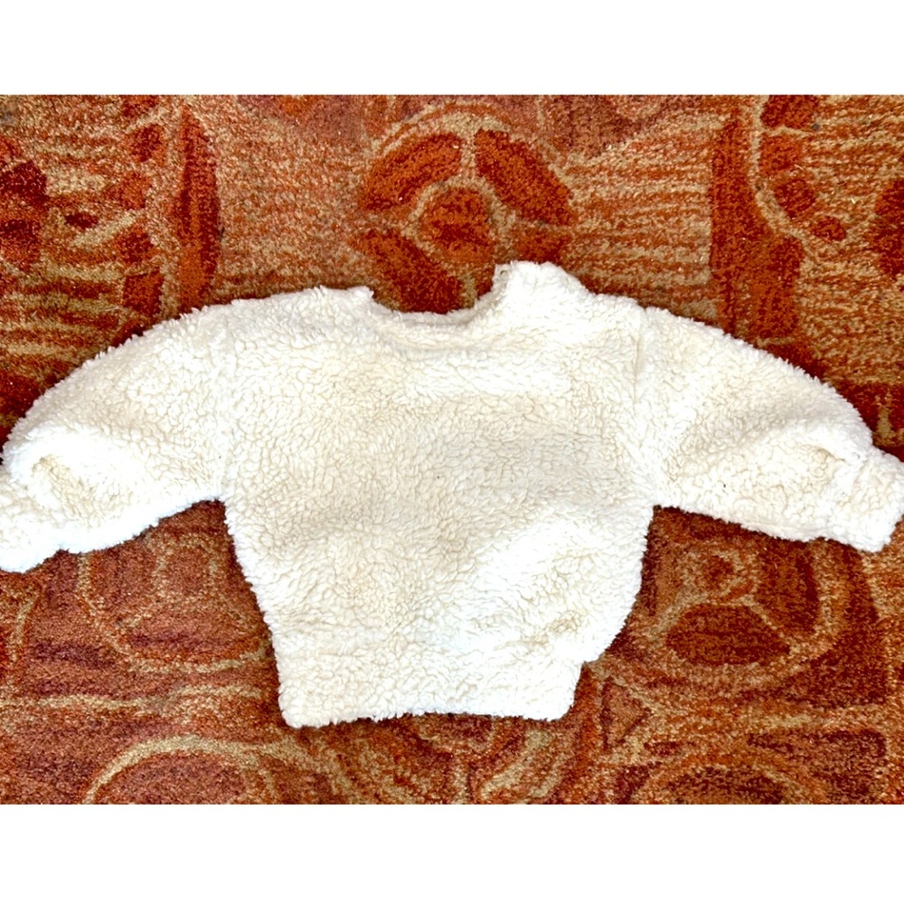 Poudre Organic Sherpa Fleece Sweater 12-18m